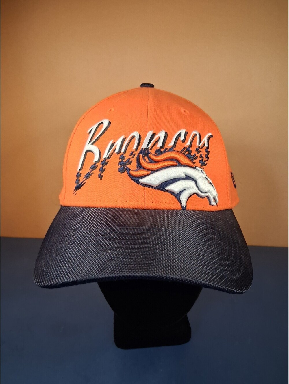 New Era 39Thirty Denver Broncos Medium/Large Orange And Black Baseball Cap, Hat
